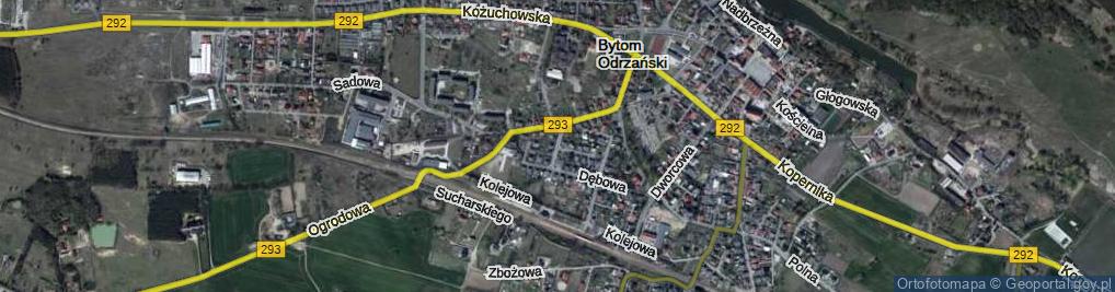 Zdjęcie satelitarne Akacjowa ul.